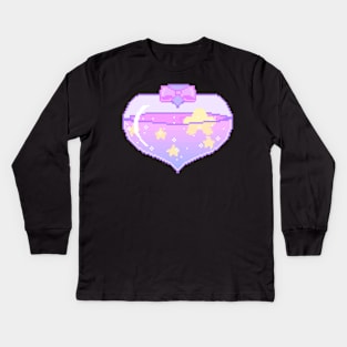 Pastel Pixel Potion. Kids Long Sleeve T-Shirt